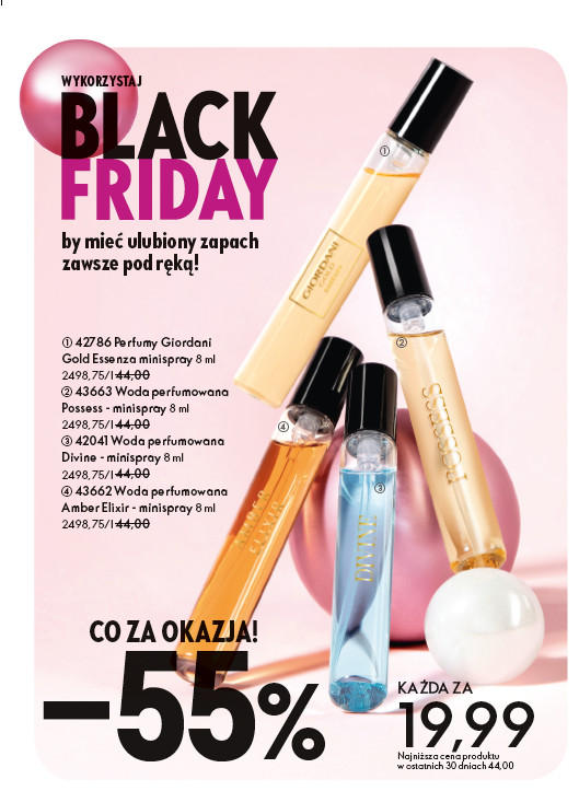 Black Friday Oriflame mini zapachy