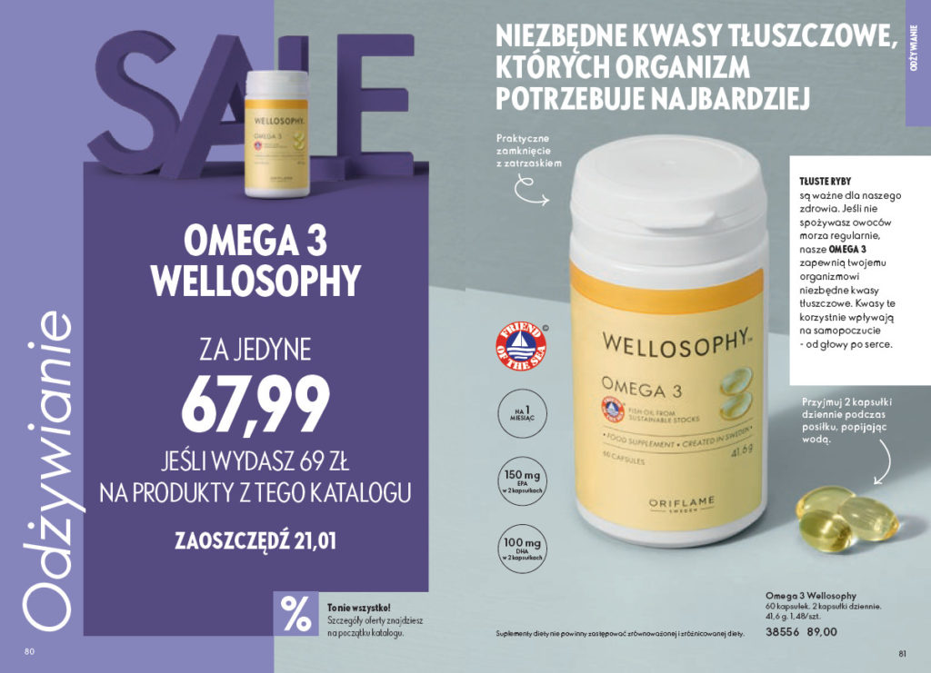 suplementy Oriflame kwasy Omega