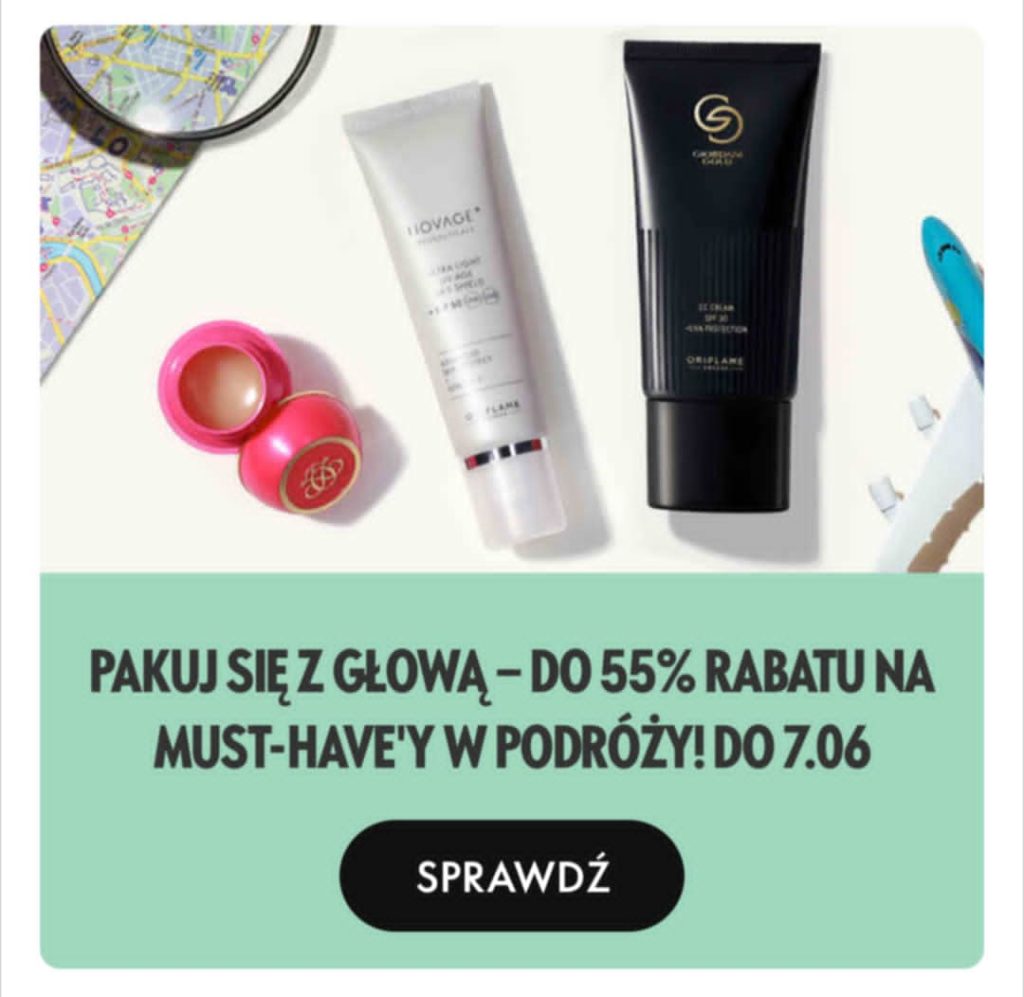 klientka Oriflame co spakować w podróż