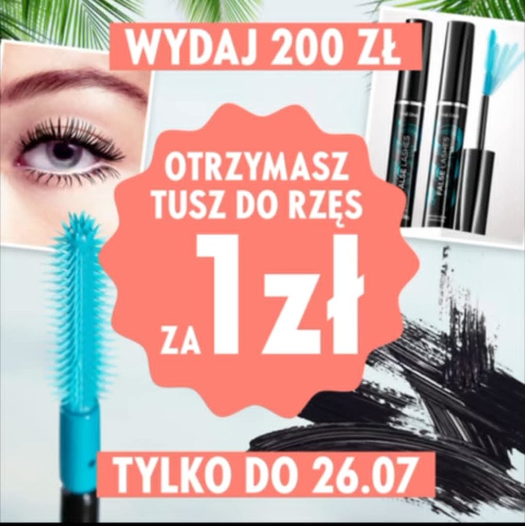 klientka Oriflame tusz za 1 zł