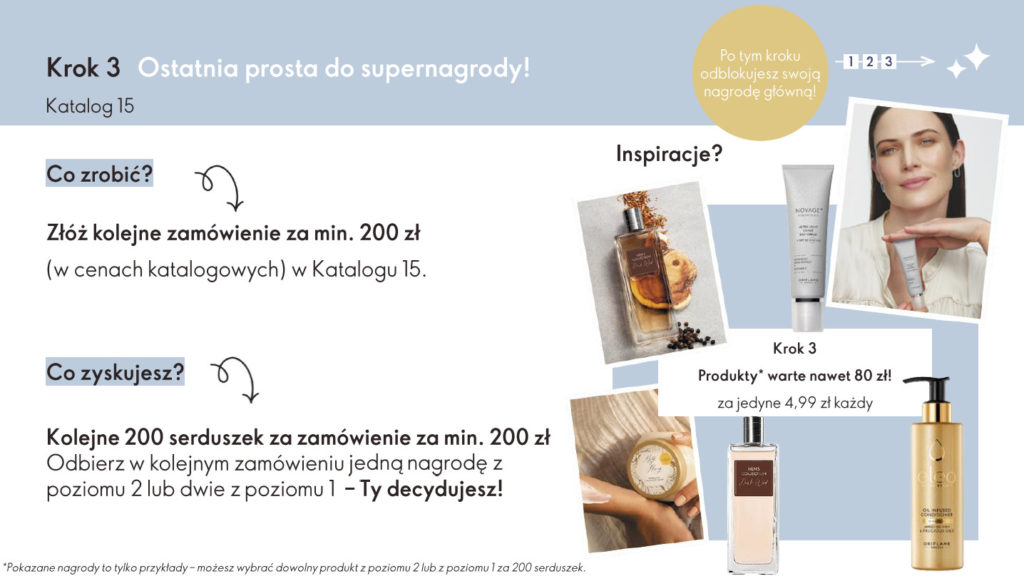 rejestracja Oriflame nagrody