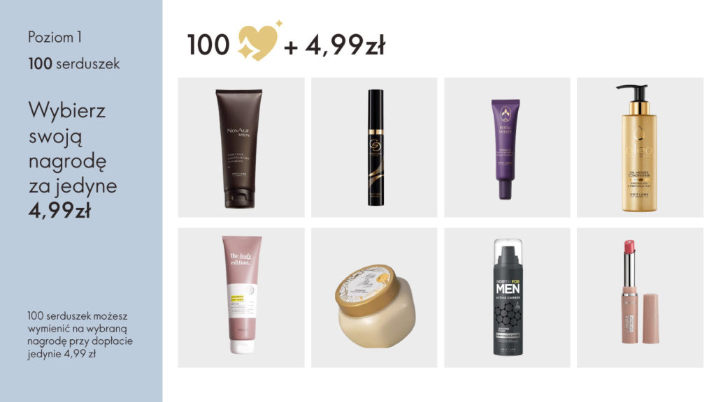 rejestracja w Oriflame nagrody