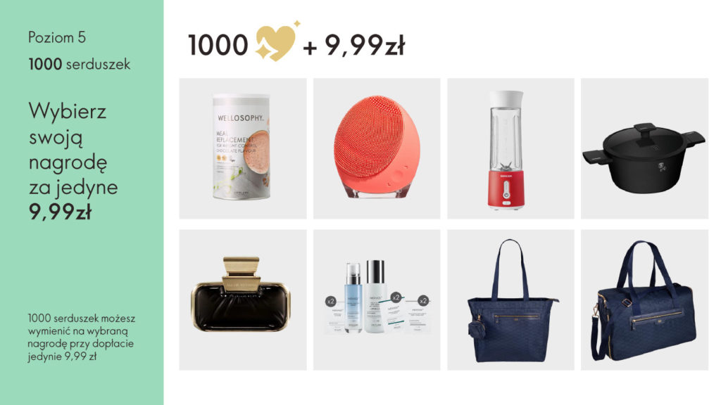 rejestracja w Oriflame Program z nagrodami