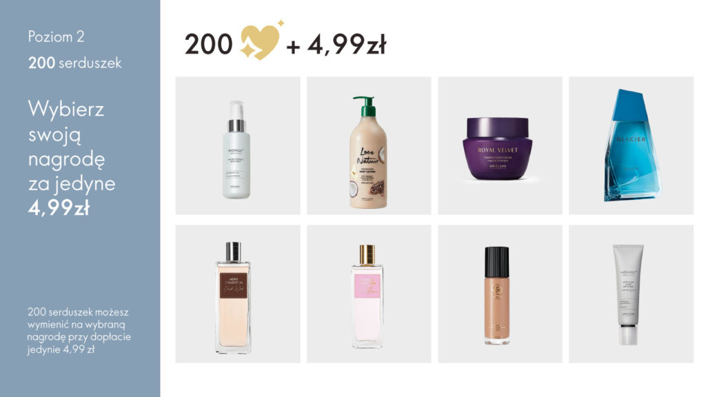 rejestracja w Oriflame nagrody