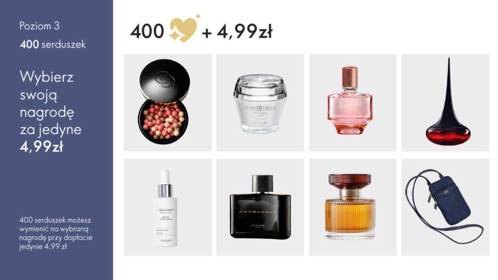 rejestracja Oriflame nagrody