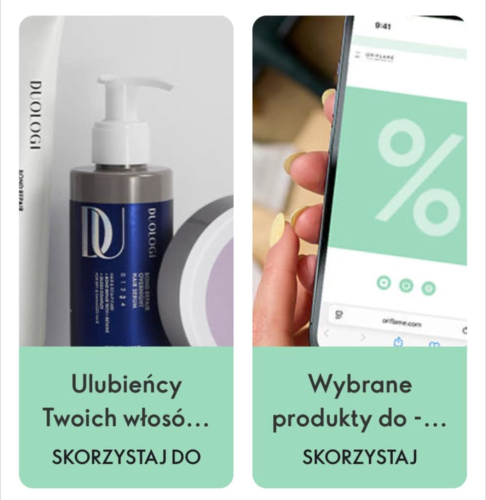 konsultantka Oriflame kosmetyki do włosów