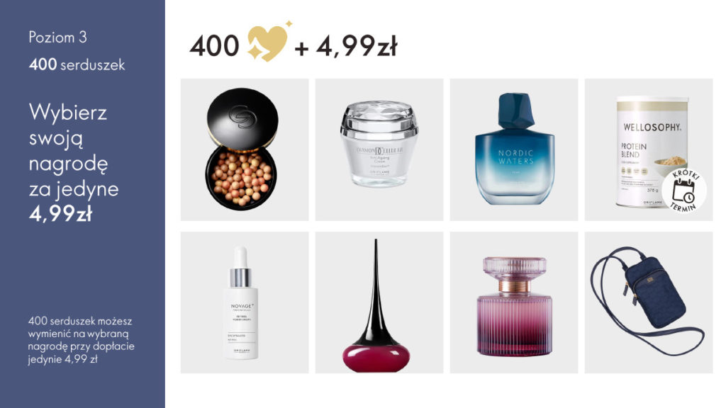 rejestracja Oriflame nagrody