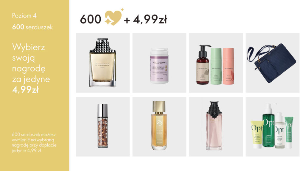 rejestracja Oriflame nagrody