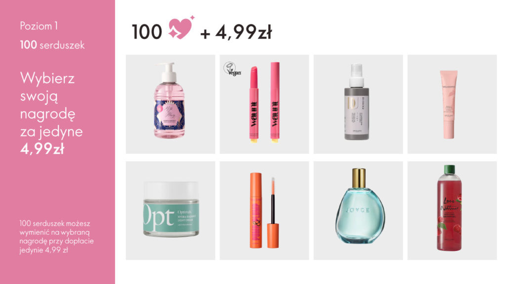 rejestracja Oriflame prezenty na dobry początek