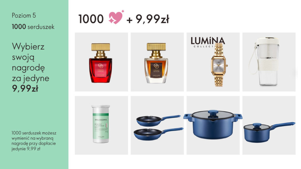 rejestracja Oriflame prezenty