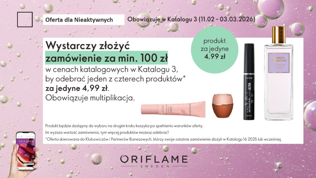 klientka Oriflame oferta