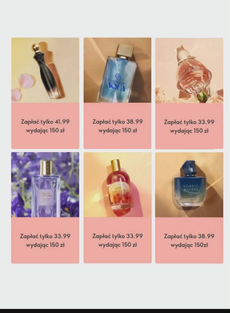 klientka Oriflame zapachy