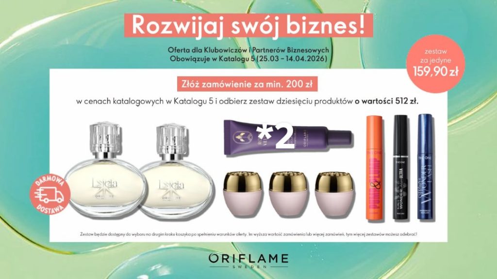 klientka Oriflame zestaw promocyjny
