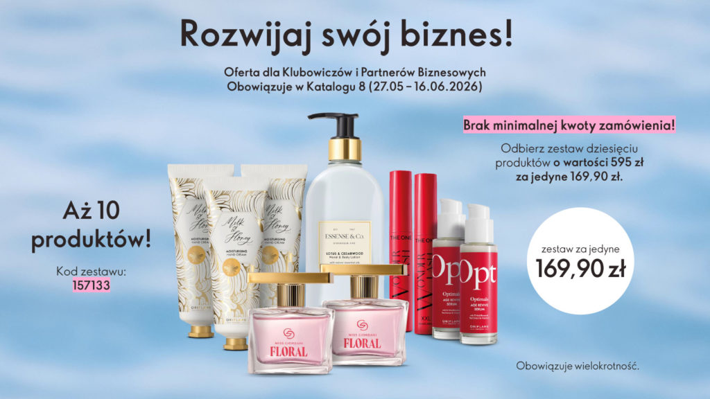 klientka Oriflame zestaw promocyjny