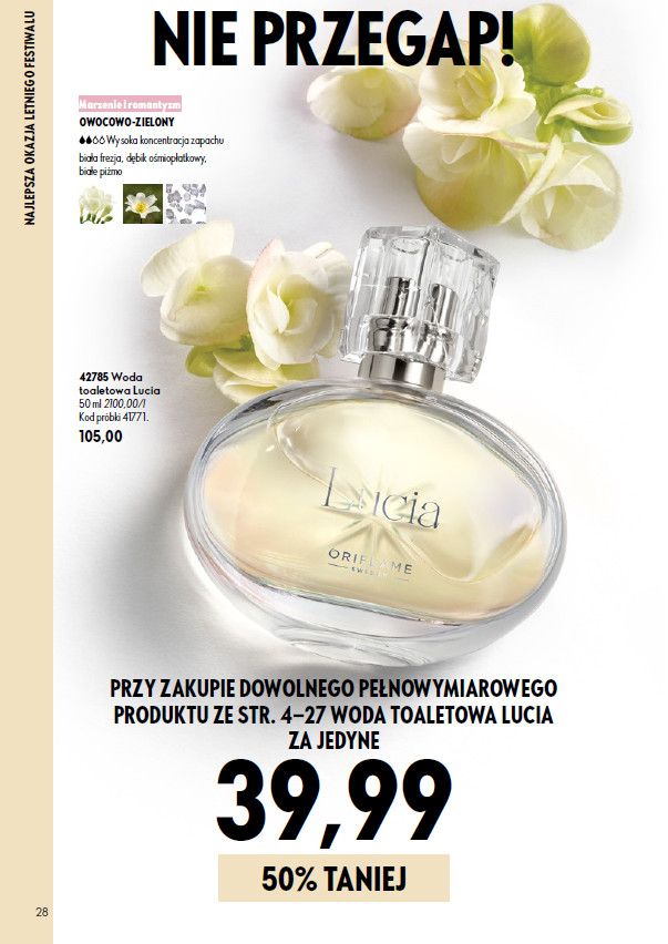rejestracja Oriflame katalog lato