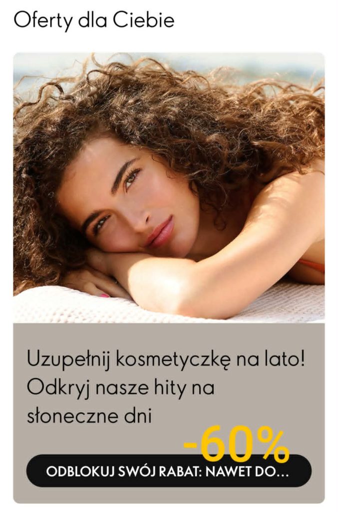 klientka Oriflame letnia oferta