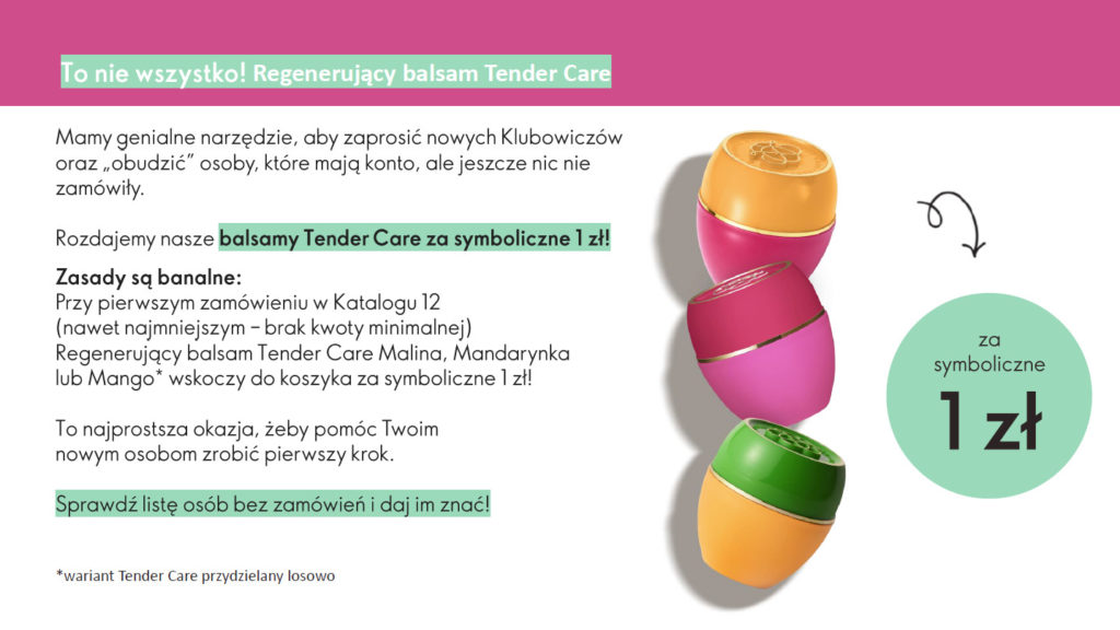 rejestracja Oriflame Program Witamy