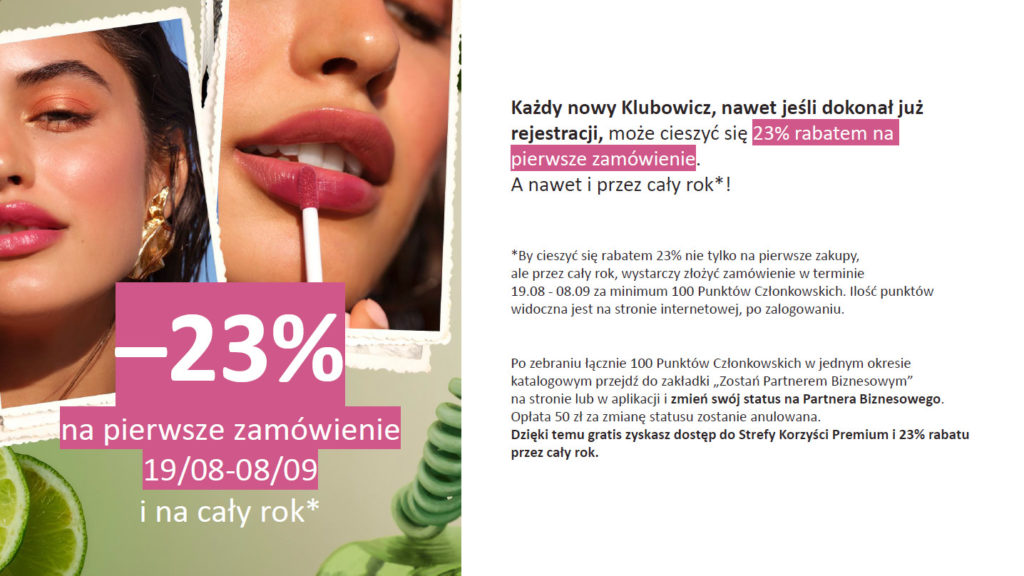 rejestracja Oriflame Program Witamy