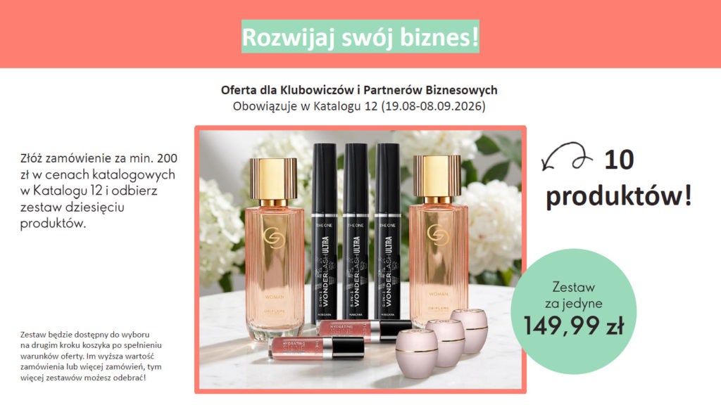 klientka Oriflame zestaw