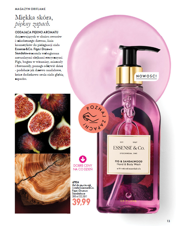 Magazyn Oriflame katalog pielęgnacja ciała