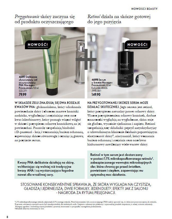 Magazyn Oriflame katalog pielęgnacja twarzy